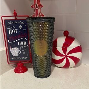 Starbucks Black and Gold Tumbler